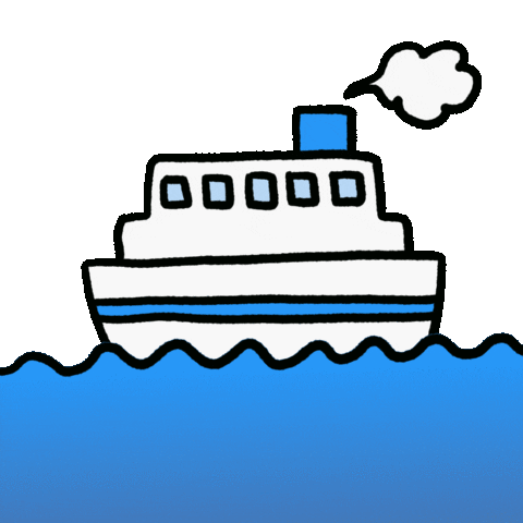 Ocean Ship Sticker