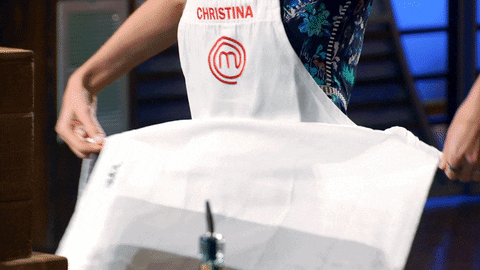 gordon ramsay christina tosi apron GIF by Masterchef