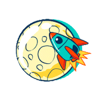 Stocks Tothemoon Sticker by Reddit