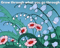 Truebeautymarks flowers flow grow struggle GIF