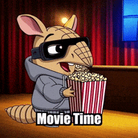 Movie Time Popcorn GIF by Chillo Dillo