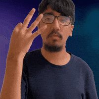 Three Fingers Middle Finger GIF