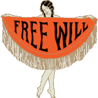 Pin Up Free Will Sticker by slowandlow