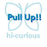 Butterfly Pull Up Sticker by HiCurious