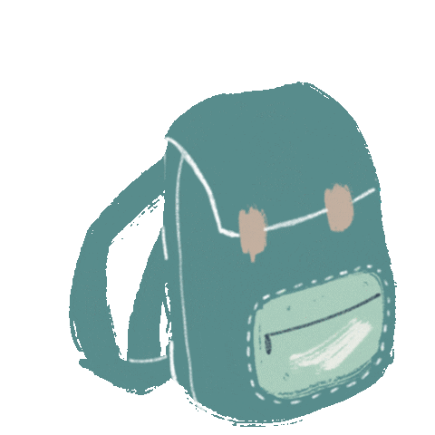 Backpack Rucksack Sticker by JAKO-O