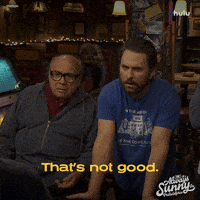 Thats Bad Uh Oh GIF by It's Always Sunny in Philadelphia