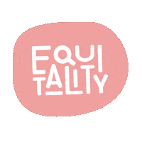 equitality equitality logo equitality Sticker