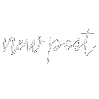 Post Typography Sticker