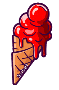 Food Melting Sticker by Sorbetmag