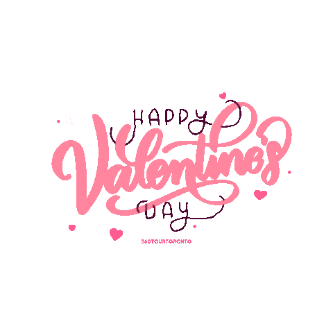 Valentines Day Love Sticker by 360 Tour Toronto