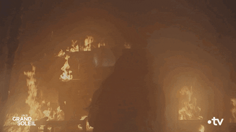 Fire Burning GIF by Un si grand soleil