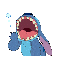 disneystyletw love dog blue disney Sticker