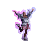 ELSKAMUSIC party celebration pink excited Sticker