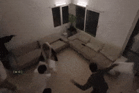 Jin Pillow Fight GIF