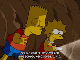 exploring bart simpson GIF