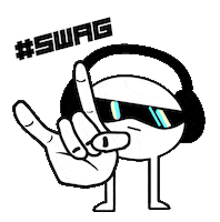 arils_ music funny cool sunglasses Sticker