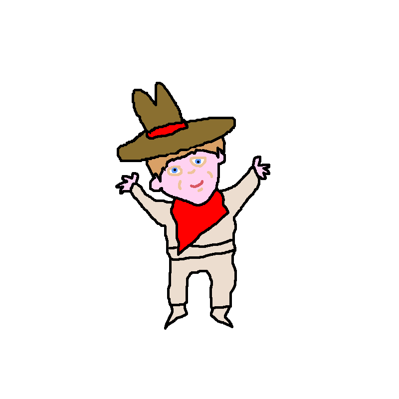 Dance Cowboy Sticker by TRIPLEBUMMER