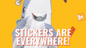 National Sticker Day GIF by StickerGiant