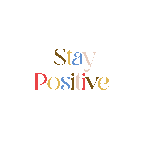 rocioneznez stay positive Sticker