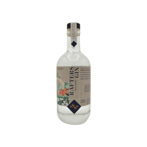 1881Distillery 1881 distillery rafters gin Sticker