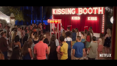 FebreTeen giphygifmaker the kissing booth GIF