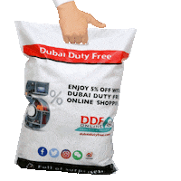 dubaidutyfree travel offers shopping bag dxb Sticker