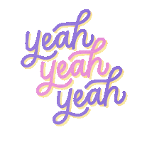 Lottieoh yes yeah typography yeah yeah yeah Sticker
