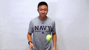 Navy M Tennis GIF by Navy Athletics