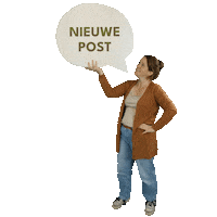 Nieuwepost Sticker by Natuurlijk Online