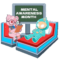 May Mental Health Sticker by Masters of Mayhem
