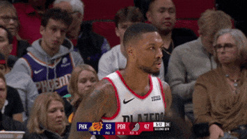 Looking Trail Blazers GIF by NBA