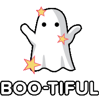Ghost Boo Sticker by Freeman Beauty