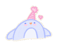 Happy Birthday Heart Sticker