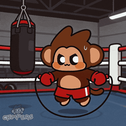 Fitness Jumping GIF by Chimpers