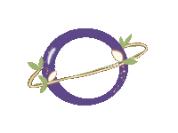 Stilaar space glow plant leaves Sticker