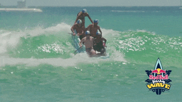 redbull surfing hawaii red bull wipeout GIF