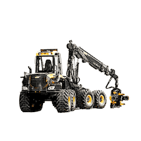 Beaver Harvester Sticker by Timber
