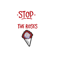 ice cream rose Sticker