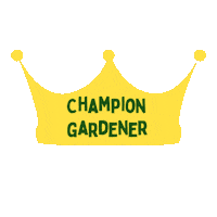 Garden Champion Sticker by Monsterasaur