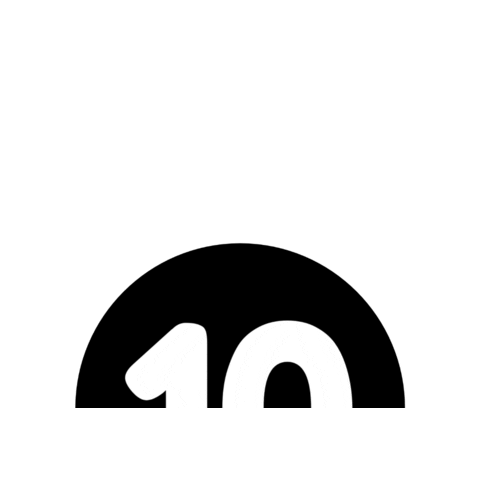 Number Blanco Sticker