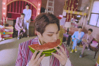 K-Pop Eating GIF by PENTAGON