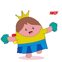 Jumping Go Go Go Sticker by NKF Singapore