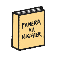 studying all nighter Sticker by Panera Bread