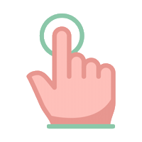 Look Click Sticker by Mobil Krankenkasse