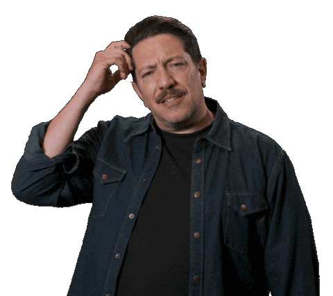 Thinking Think Sticker by Sal Vulcano