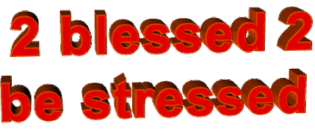 Stressed Orange Sticker by AnimatedText