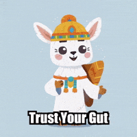 Trust Intuition GIF by Llamaozi