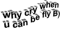 black Sticker by AnimatedText