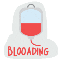 Bloode team blood donate teamspirit Sticker