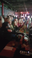 Soccer Fans Celebrate in New York City Bar as US Scores Against Wales